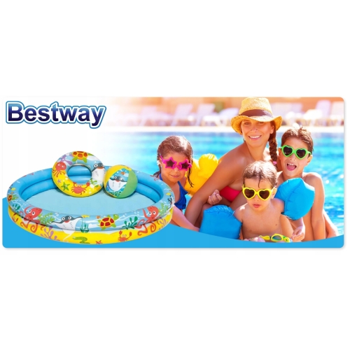 BASEN DMUCHANY DO ZABAWY BIG ZESTAW 122CM 417