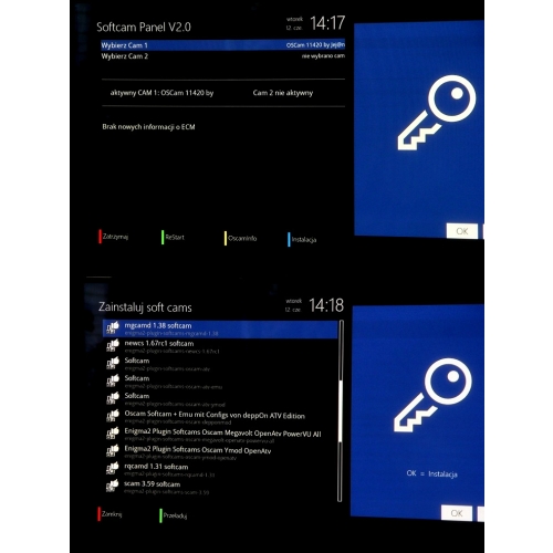 Tuner dekoder Ustym 4K PRO UHD E2 ENIGMA oscam DVB-S2X & DVB-C/T2 Combo