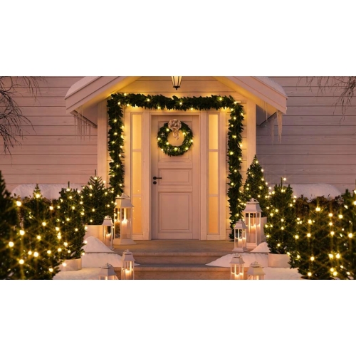 LAMPKI CHOINKOWE wewnętrzne zewnętrzne 1042,5 cm 100 Led MULTI KOLOROWE