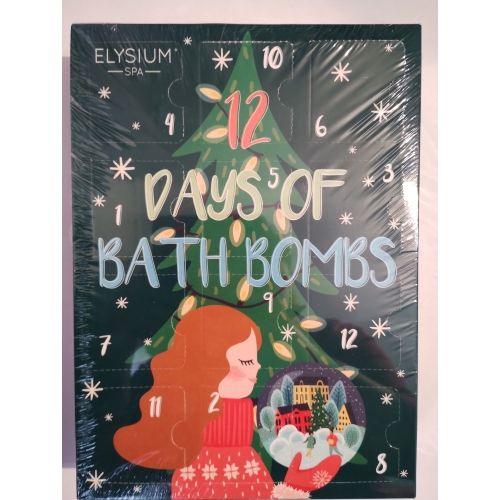Kalendarz adwentowy ELYSIUM 12 x pachnące kąpiele