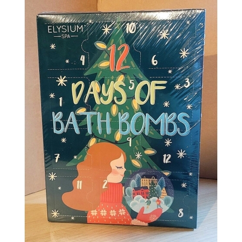 Kalendarz adwentowy ELYSIUM 12 x pachnące kąpiele