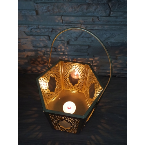 Lampion świecznik na tealighty ażurowy orientalny