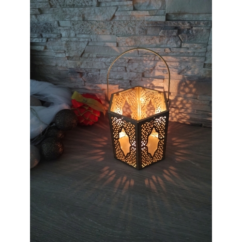 Lampion świecznik na tealighty ażurowy orientalny