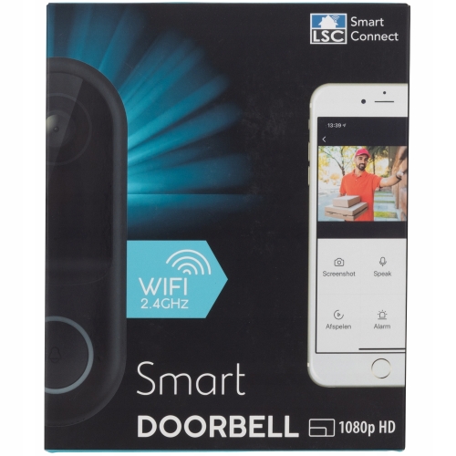 DZWONEK VIDEODOMOFON LSC SMART DOORBELL 1080P HD