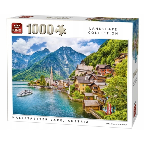 PUZZLE KING HALLSTAETTER LAKE AUSTRIA 1000 el 00