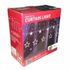 Gwiazdy Wiszące Lampki Choinkowe Kurtyna 130 x LED