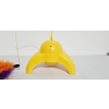 Zabawka dla kotów kota z latającym piórkiem w kolorze żółtym CAT TOY