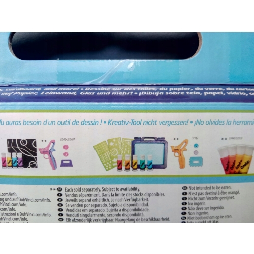 PLAY-DOH CIASTOLINA TUBKI DohVinci zestaw 18szt brokatowe pastelowe podwójn