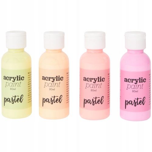 Farby akrylowe Avec B.V. 4 x 80 ml kolor neon 234