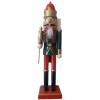 DZIADEK DO ORZECHÓW FIGURKA ZE STRZELBĄ DEKORACJA ŚWIĄTECZNA XXL 60 cm Ż
