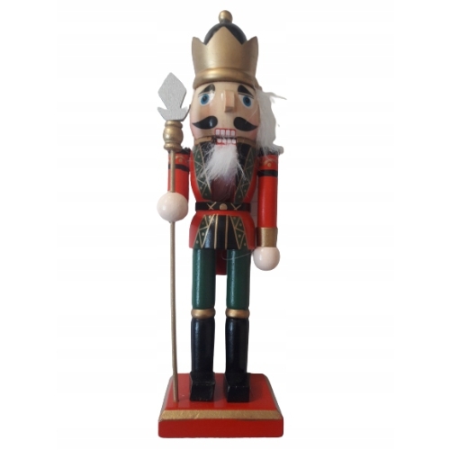 DZIADEK DO ORZECHÓW FIGURKA ZE STRZELBĄ DEKORACJA ŚWIĄTECZNA XXL 60 cm Ż