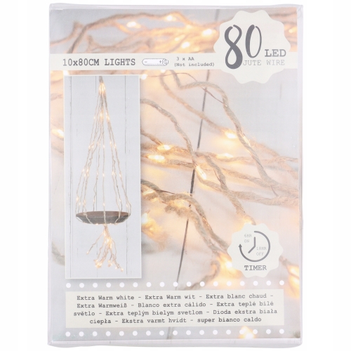 LAMPKI CHOINKOWE LED 135 CM RENIFERY WARM WHITE 60