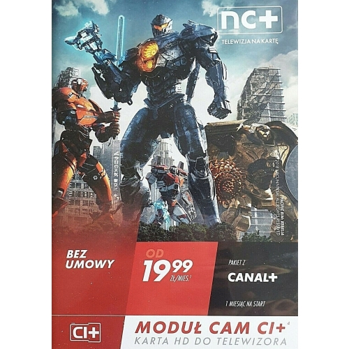 Moduł CI CANAL+ karta Cayman CAM pakiet Extra Canal+ 1 miesiąc CAID 1884