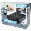 MATERAC DWUOSOBOWY MOCNY WYSOKI INTEX WELUROWY ZESTAW Z POMPĄ TŁOKOWĄ DUŻY