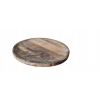 Patera Taca dekoracyjna deska do krojenia drewno Teak okrągła ozdobna 37 cm