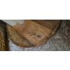 Patera Taca dekoracyjna deska do krojenia drewno Teak okrągła ozdobna 37 cm