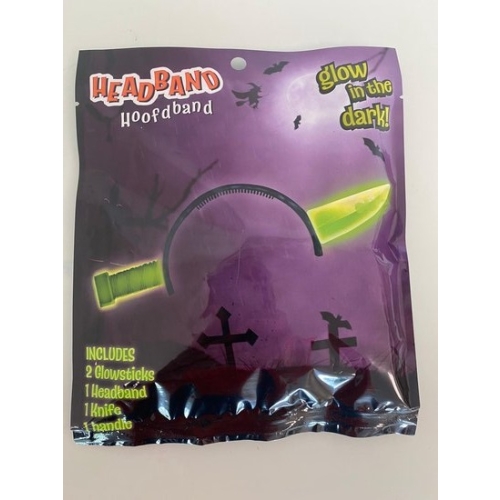 GLOW IN THE DARK OPASKA ŚWIECĄCA W CIEMNOŚCI NÓŻ trup fun halloween