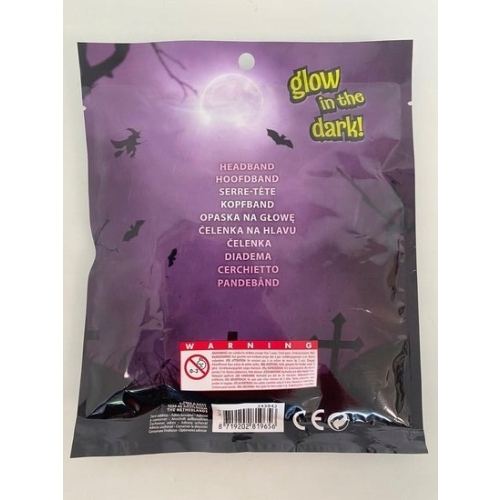 GLOW IN THE DARK OPASKA ŚWIECĄCA W CIEMNOŚCI NÓŻ trup fun halloween