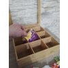 Drewniane Pudełko na Herbatę Herbaciarka Pojemnik Box Organizer TEA TIME 78