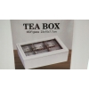 Drewniane Pudełko na Herbatę Herbaciarka Pojemnik Box Organizer TEA TIME 78