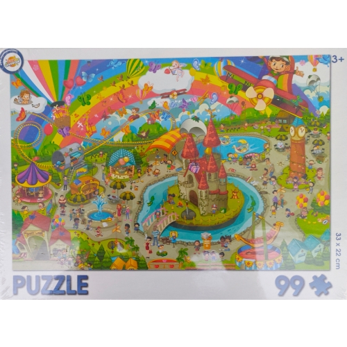 PUZZLE 99 el 33 x 22 JIGSAW WESOŁE MIASTECZKO 09