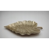 PATERA ALUMINIOWA DEKORACJA LIŚĆ CZARNY 28 x 18 cm