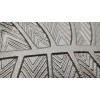 PATERA ALUMINIOWA DEKORACJA LIŚĆ CZARNY 28 x 18 cm