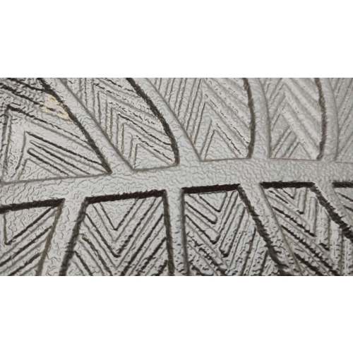 PATERA ALUMINIOWA DEKORACJA LIŚĆ CZARNY 28 x 18 cm