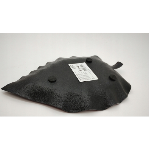 PATERA ALUMINIOWA DEKORACJA LIŚĆ CZARNY 28 x 18 cm