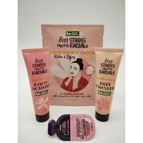 ZESTAW SERUM KREM PEELING MASKA DLA KOBIET GRANAT