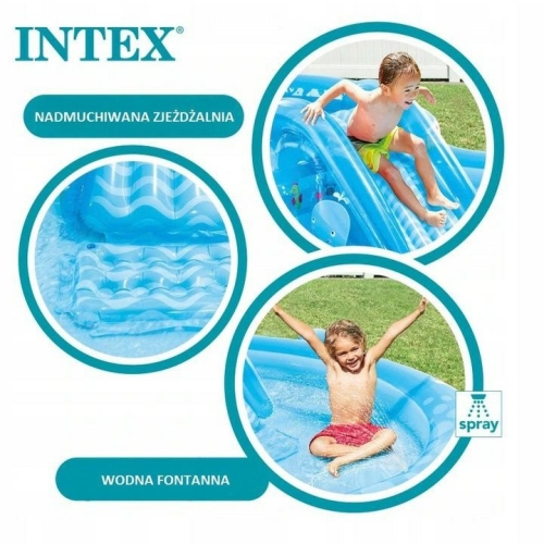 Dmuchany Plac Zabaw INTEX 57176 Wieloryb 373x234