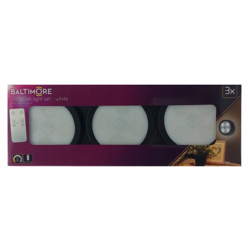 LAMPY MULTICOLOR Z PILOTEM BALTIMORE ZESTAW 2 SZT