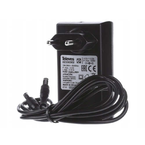 ORYGINALNY ZASILACZ MULTISWITCH TELEVES MODEL MS-NT1208N 732101 12V 800mA