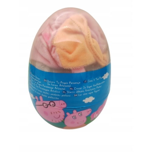 ŚWINKA PEPPA PLUSZOWA FIGURKA ZRÓB TO SAM W JAJKU 17 cm MAMA ŚWINKI PEPPA