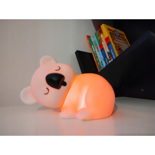 Lampka Nocna dla Dzieci KOALA BIAŁA ZMIENIAJĄCA KOLORY IDEALNA DLA DZIECKA