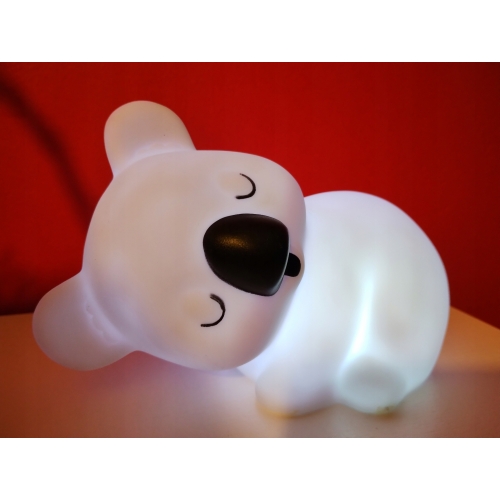 Lampka Nocna dla Dzieci KOALA BIAŁA ZMIENIAJĄCA KOLORY IDEALNA DLA DZIECKA