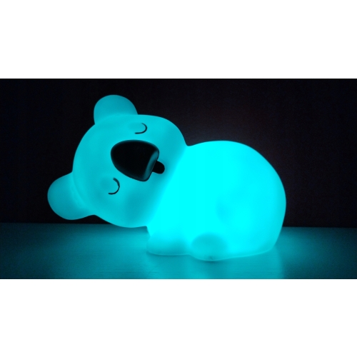 Lampka Nocna dla Dzieci KOALA BIAŁA ZMIENIAJĄCA KOLORY IDEALNA DLA DZIECKA
