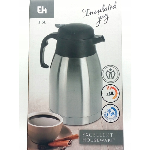 TERMOS KONFEREJCYJNY BIUROWY NA NAPOJE INOX 1,5L