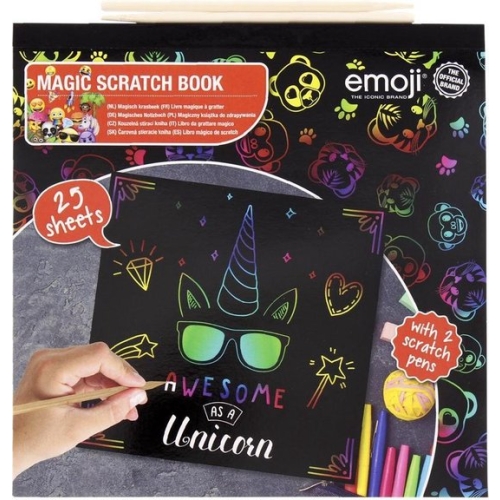 MAGIC BOOK KSIĄŻKA DO ZDRAPYWANIA EMOJI 25 str 22