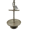 Patera etażerka metalowa Home Accents 18 cm srebro