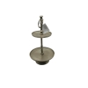 Patera etażerka metalowa Home Accents 18 cm srebro