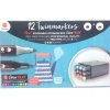 TWINMARKERY Dwustronne 72 SZT ZESTAW MIX DECOTIME