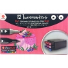 TWINMARKERY Dwustronne 72 SZT ZESTAW MIX DECOTIME