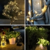 LAMPKI LED SOLARNE DRUT MIEDZIANY 150 lampek cm 46