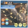 LAMPKI LED SOLARNE DRUT MIEDZIANY 150 lampek cm 46