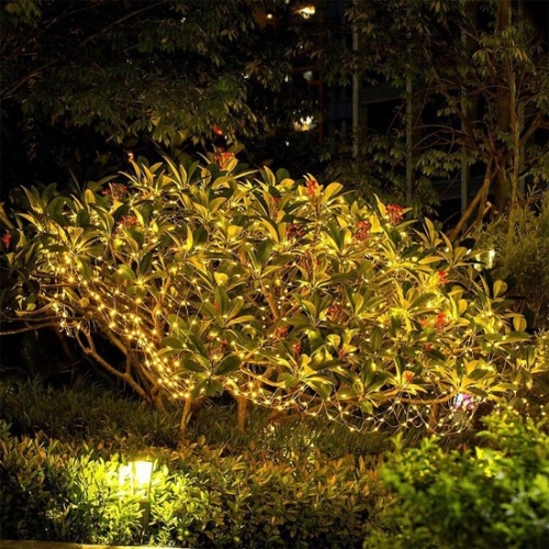 LAMPKI LED SOLARNE DRUT MIEDZIANY 150 lampek cm 46