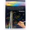 Magiczny zeszyt blok zdrapka WYDRAPYWANKA GLITTER