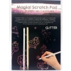 Magiczny zeszyt blok zdrapka WYDRAPYWANKA GLITTER