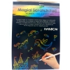 Magiczny zeszyt blok zdrapka WYDRAPYWANKA RAINBOW