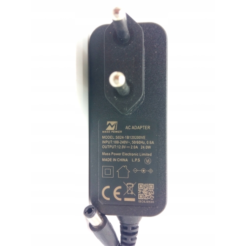 ORYGINALNY zasilacz CANAL+ dekoder 4K model ADB-G9SE S024-1B120200VE 12V 2A